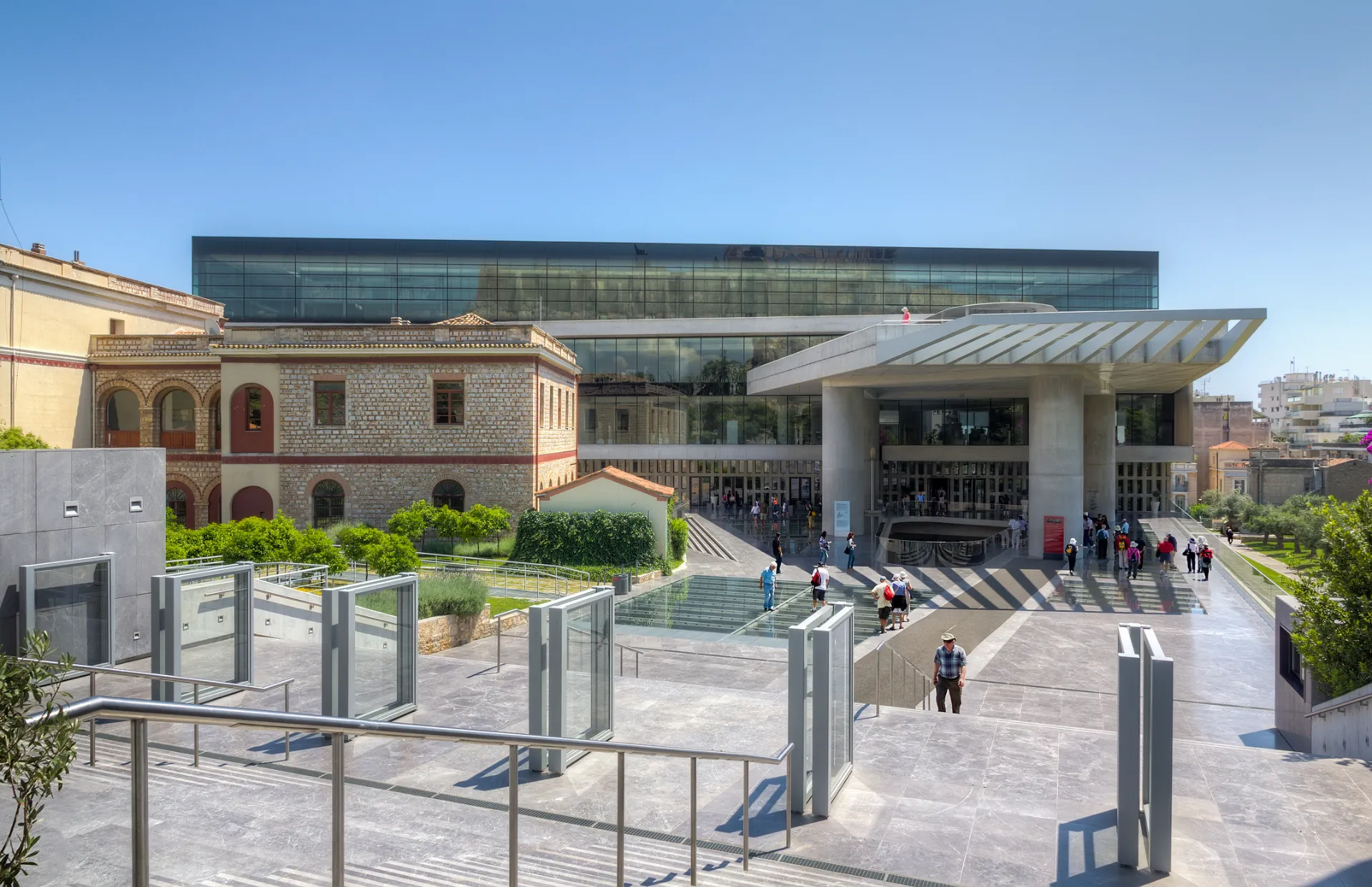 Exterior of the Acropolis Museum in Athens